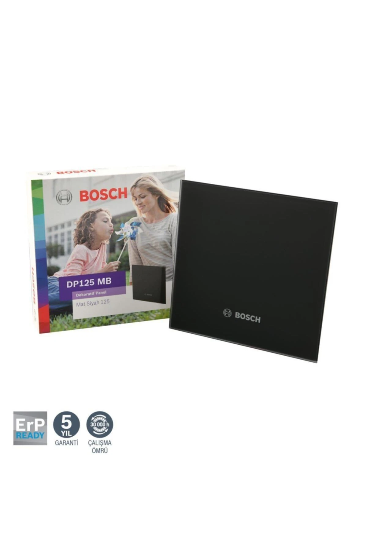 F1700 Ws Dp125 Mat Siyah Sessiz Banyo Aspiratörü-fanı 145m3h