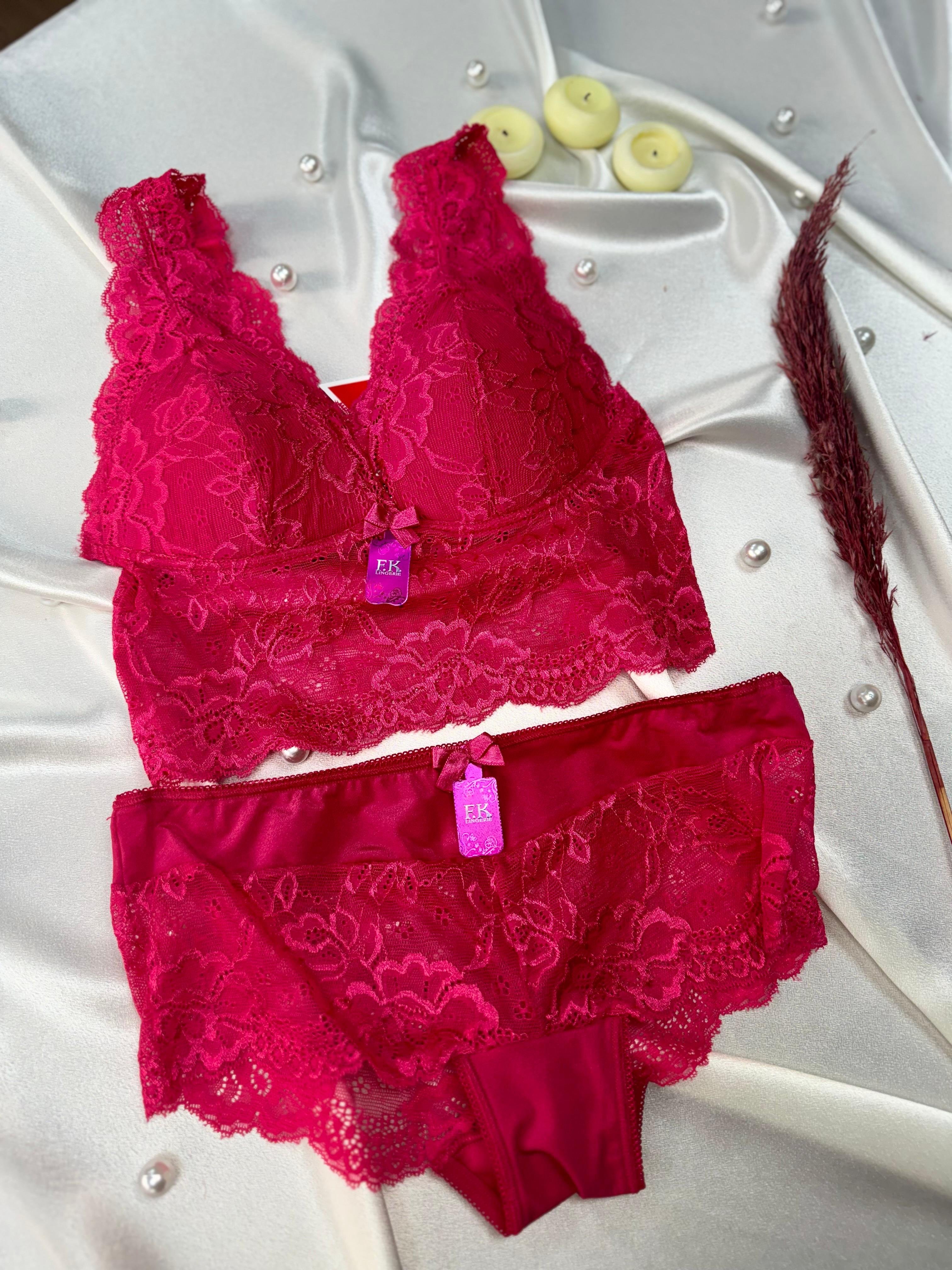 DANTELLİ BRA SET