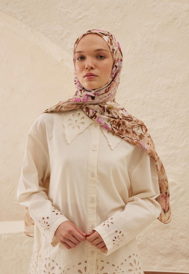 Margarit Rami Desenli Şal