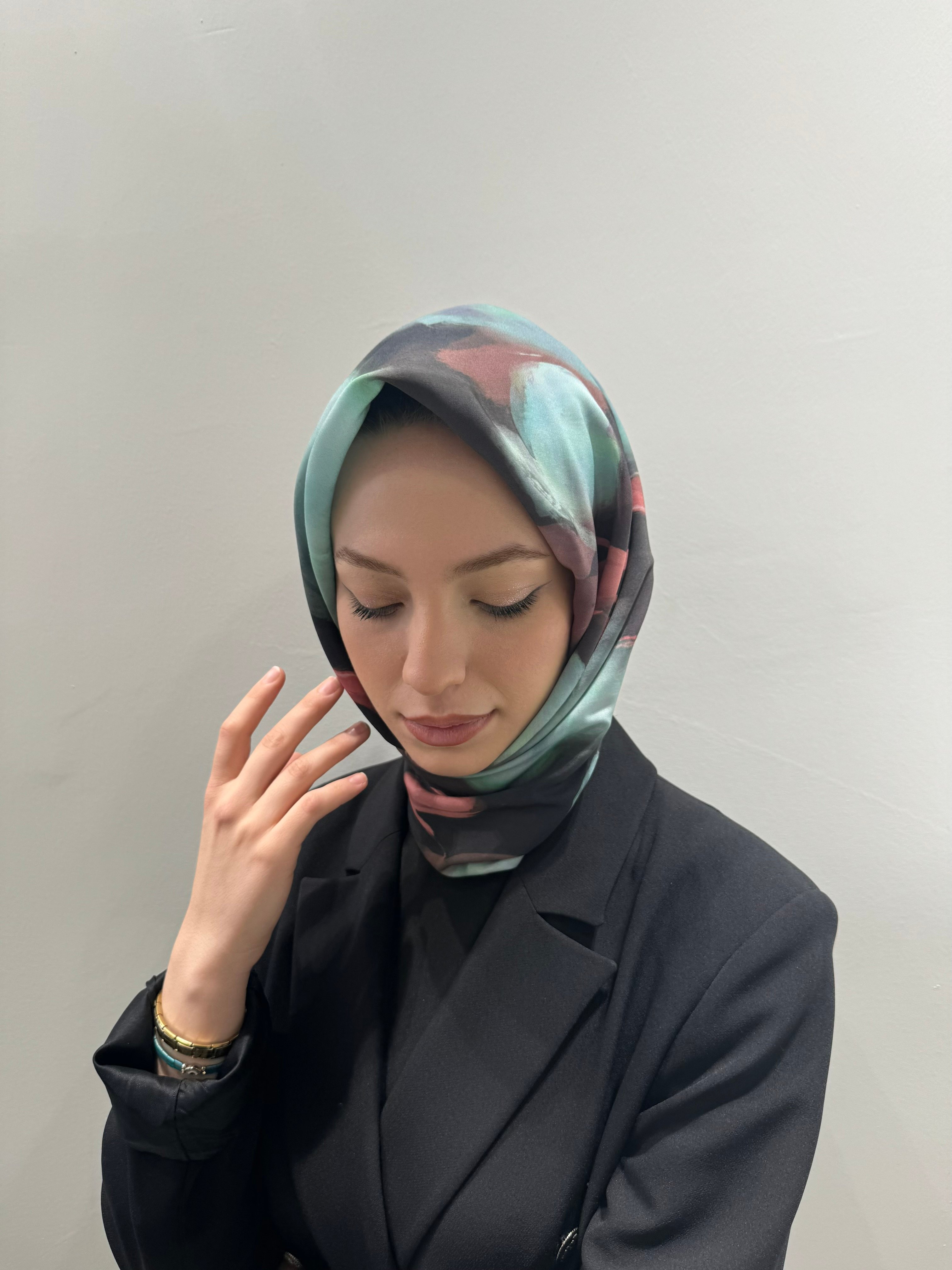 All Day Comfort Serisi  Darcy Desenli Eşarp