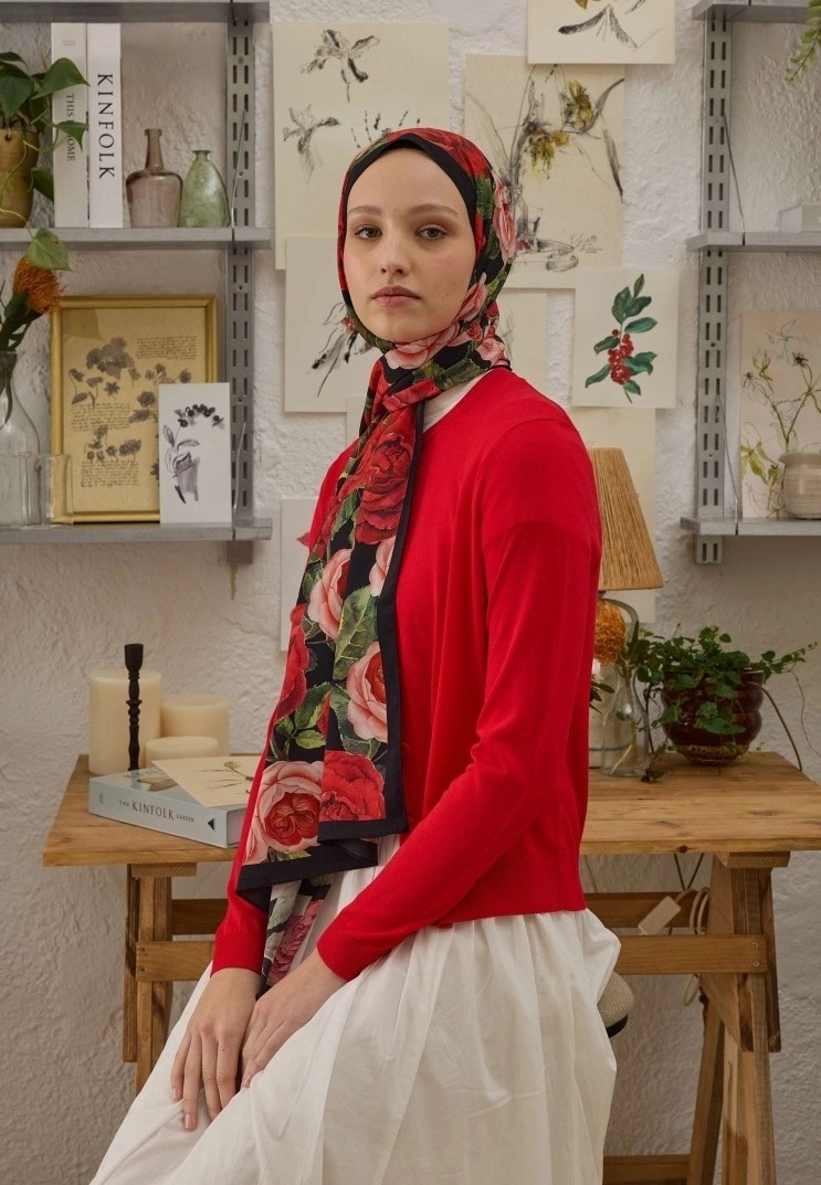 Garden Rose Desen Şal