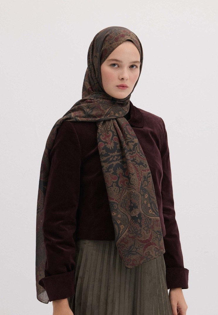 Bohemian Breeze Etnic Paisley Şal