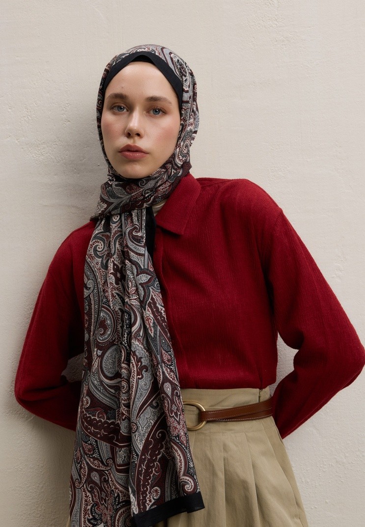 Bohemian Breeze Ember Desen Şal