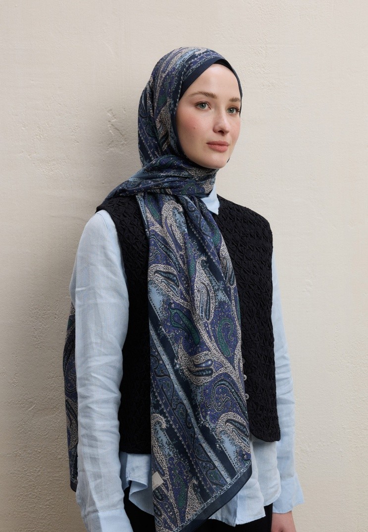 Bohemian Breeze Paisley Elegance Desen Şal