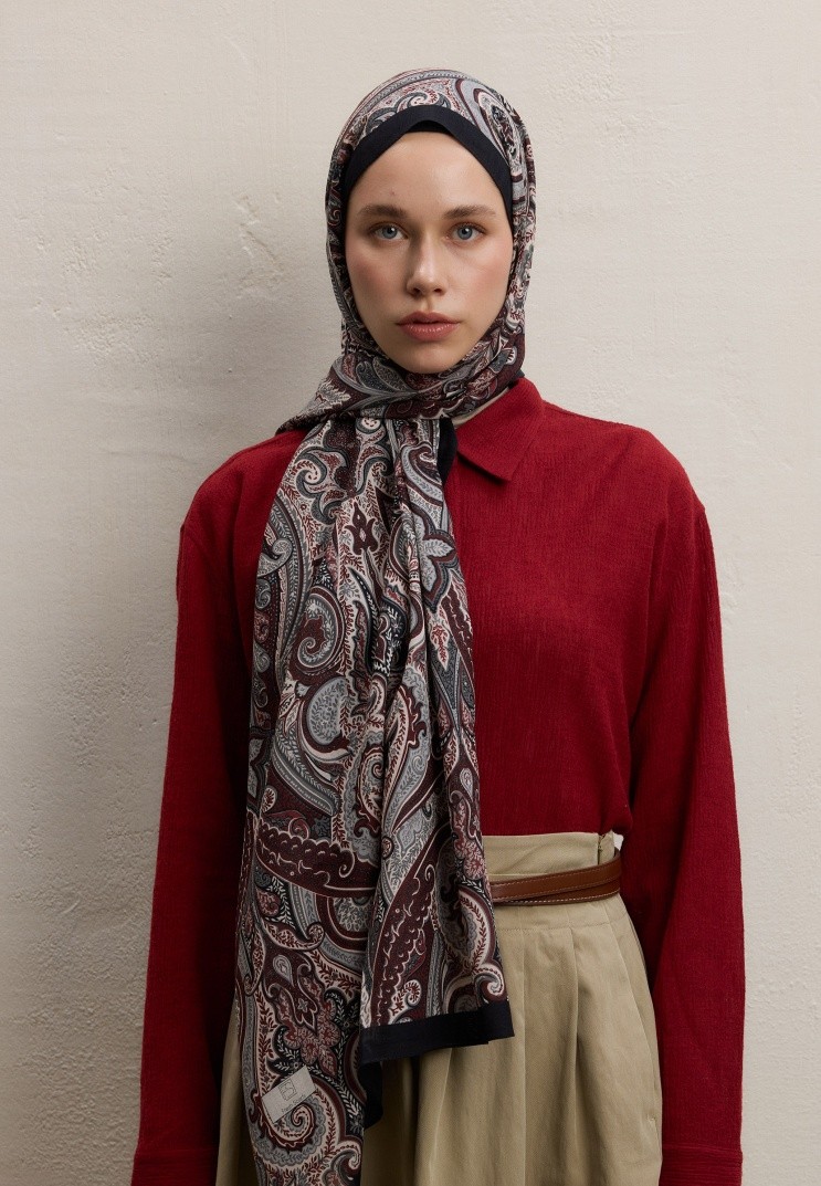 Bohemian Breeze Ember Desen Şal