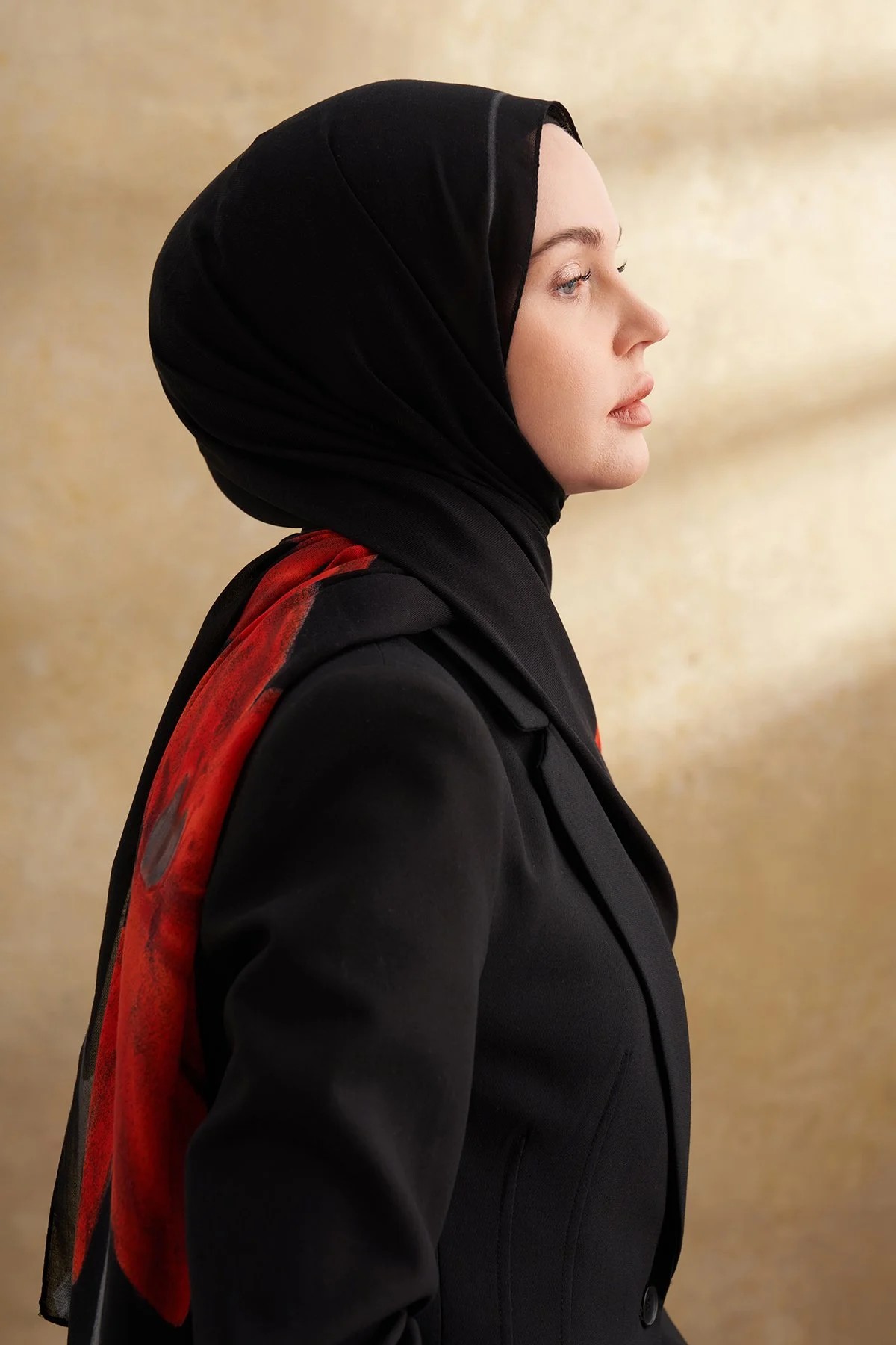 İpek Modal Velvet Bloom Desen Pamuk Şal