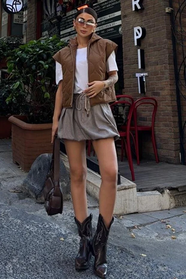 Kapitone Şişme Yelek