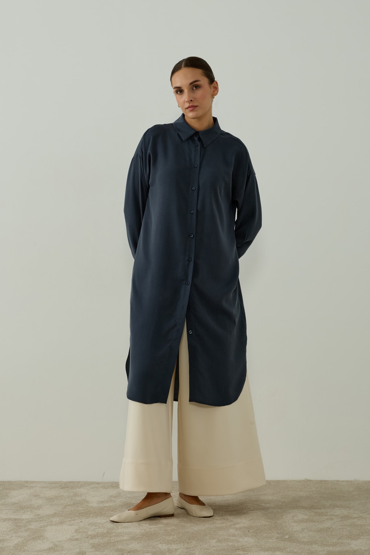 Lacivert Tunik