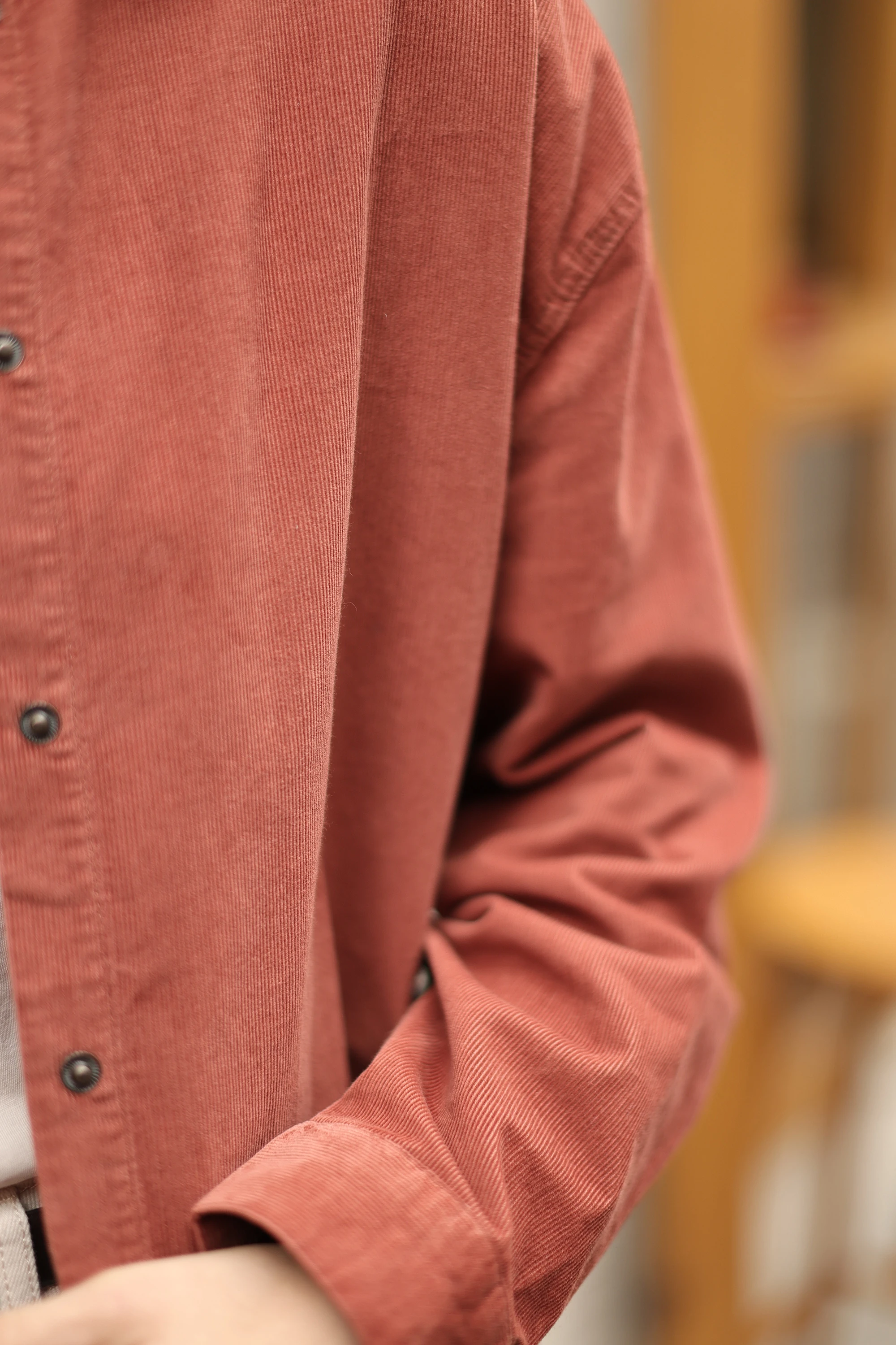 Kiremit Kadife Gömlek