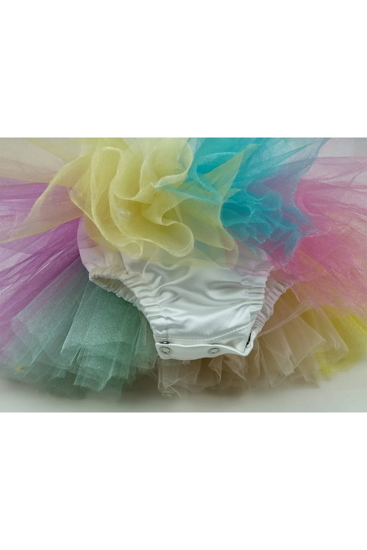 Kız Çocuk Unicorn Nakışlı Kostüm