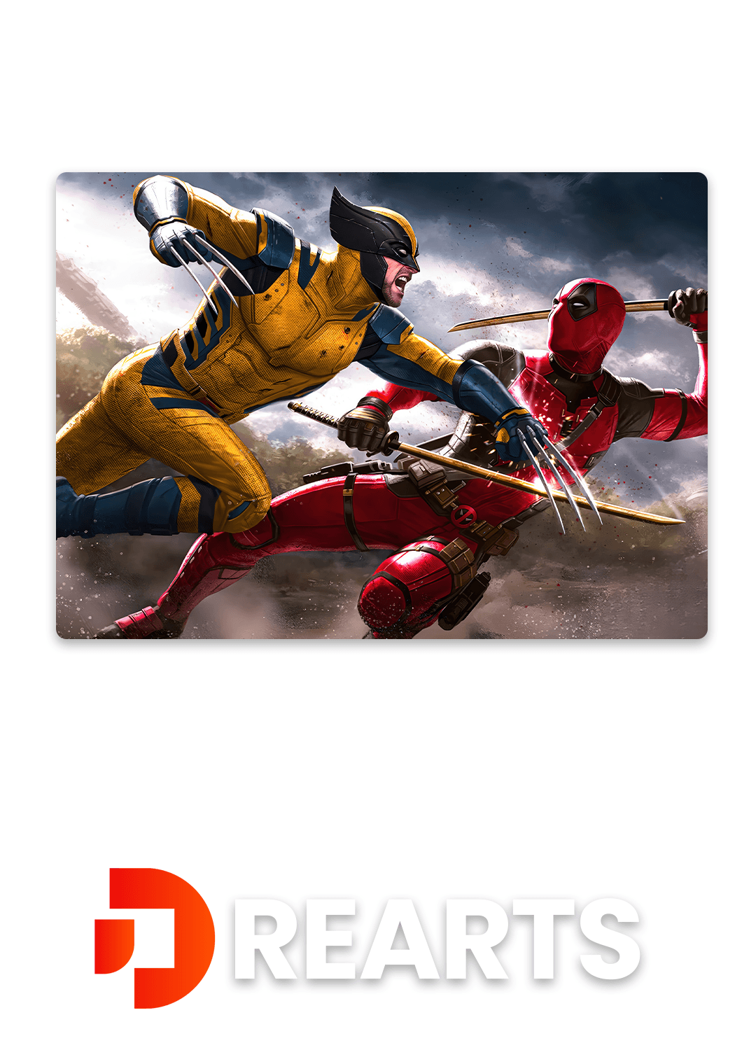 Deadpool and Wolverine Metal Poster