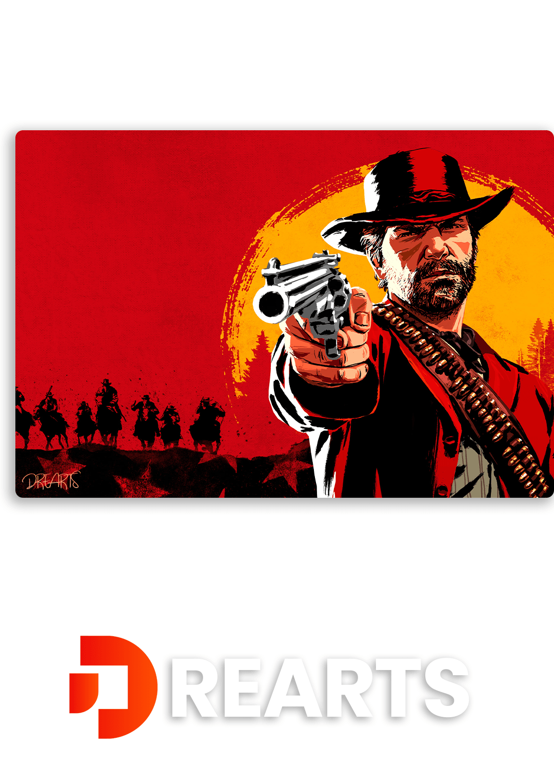 Red Dead Redemption 2 Metal Poster