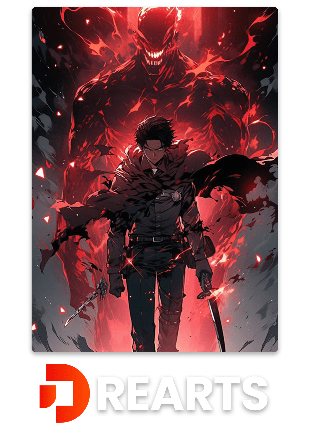 Levi Ackerman Metal Poster