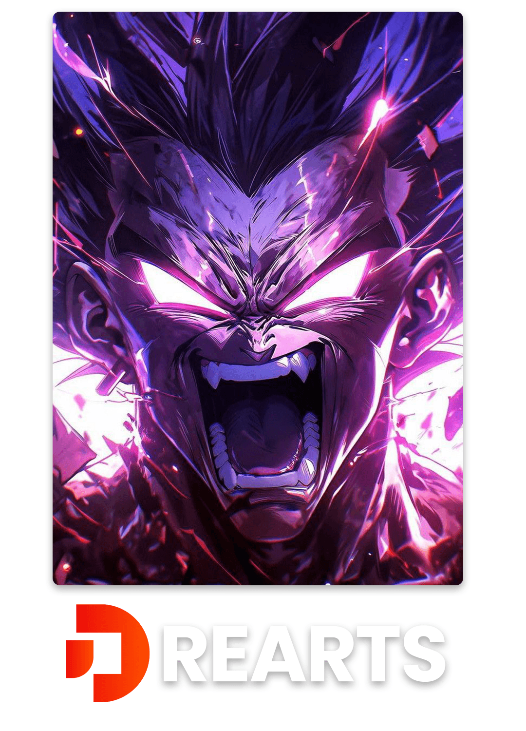 Goku Metal Poster