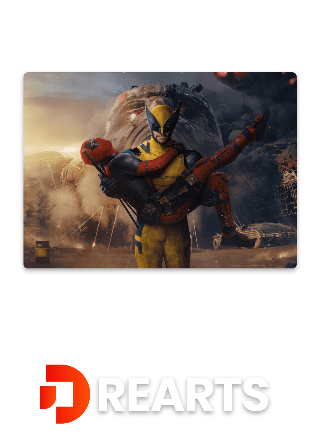 Deadpool and Wolverine Metal Poster