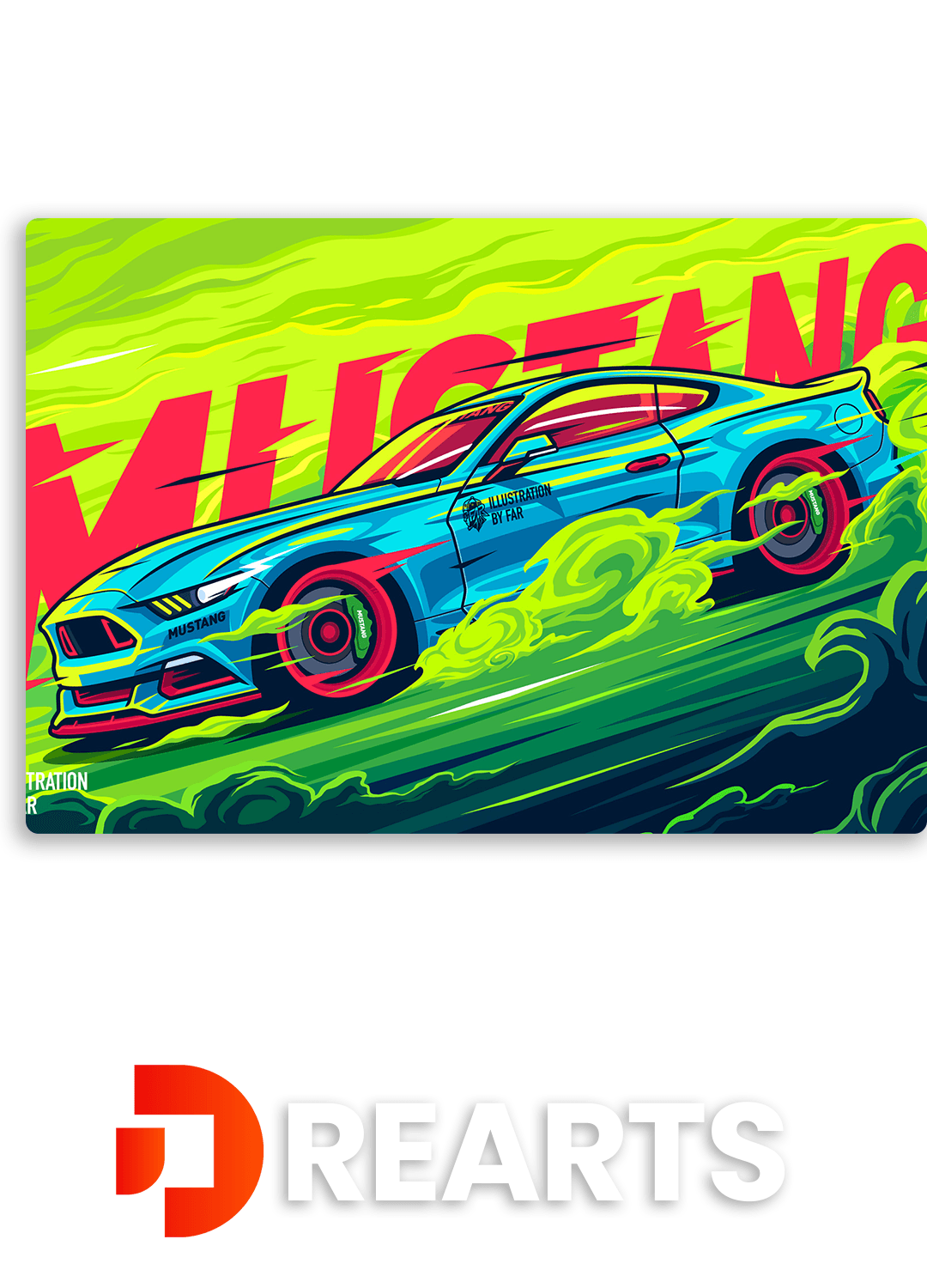 Mustang Metal Poster