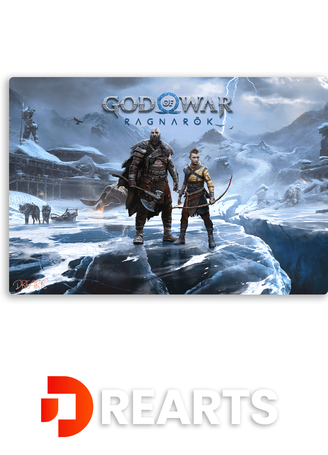 God Of War Metal Poster