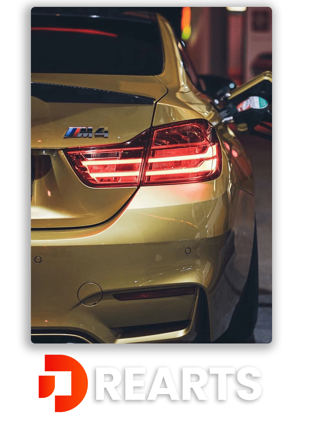 BMW M4 Metal Poster