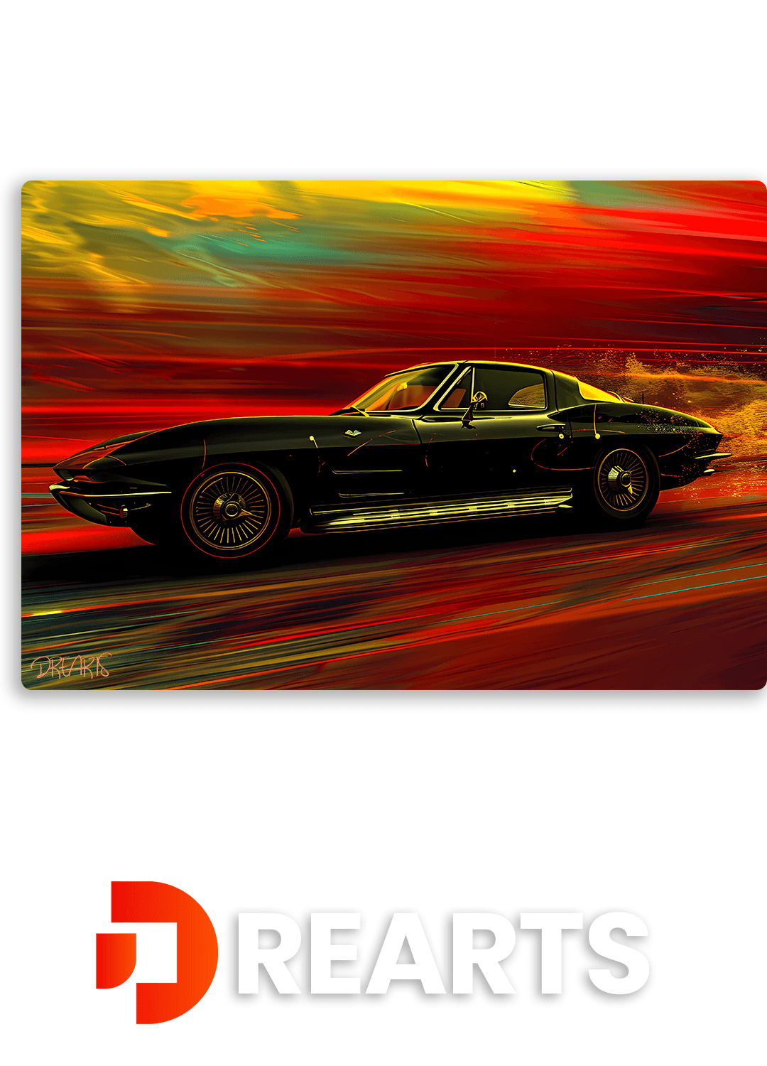 Classic Car Metal Poster