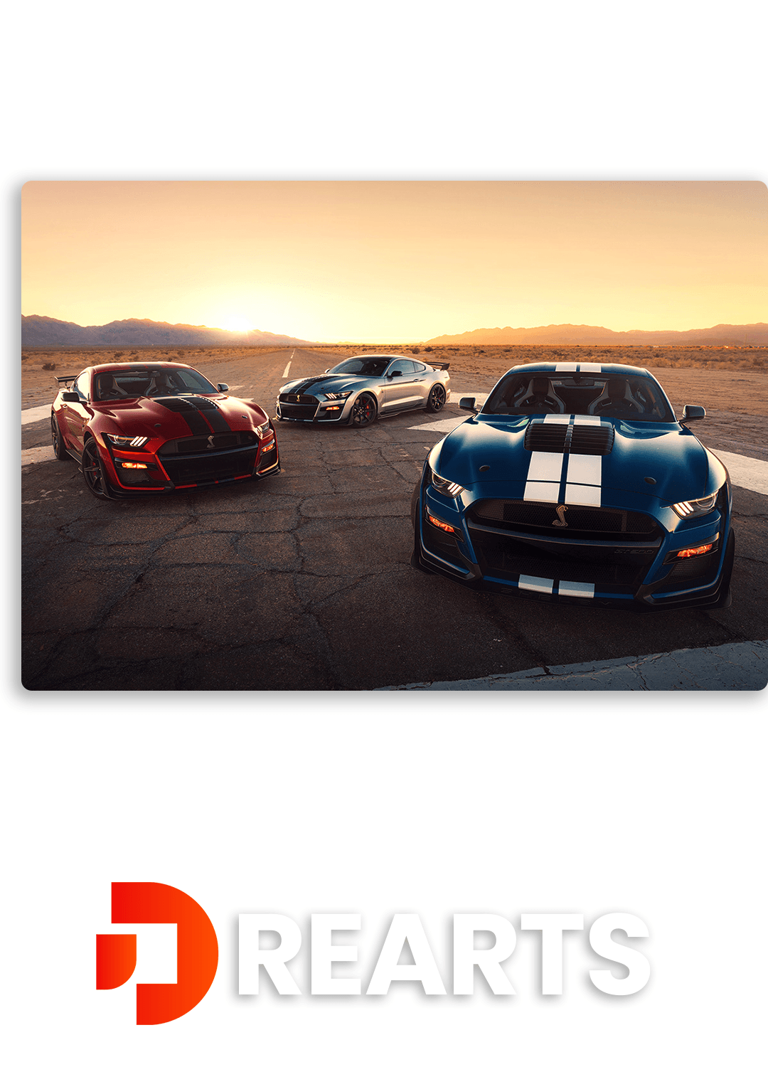 Mustang Shelby Metal Poster