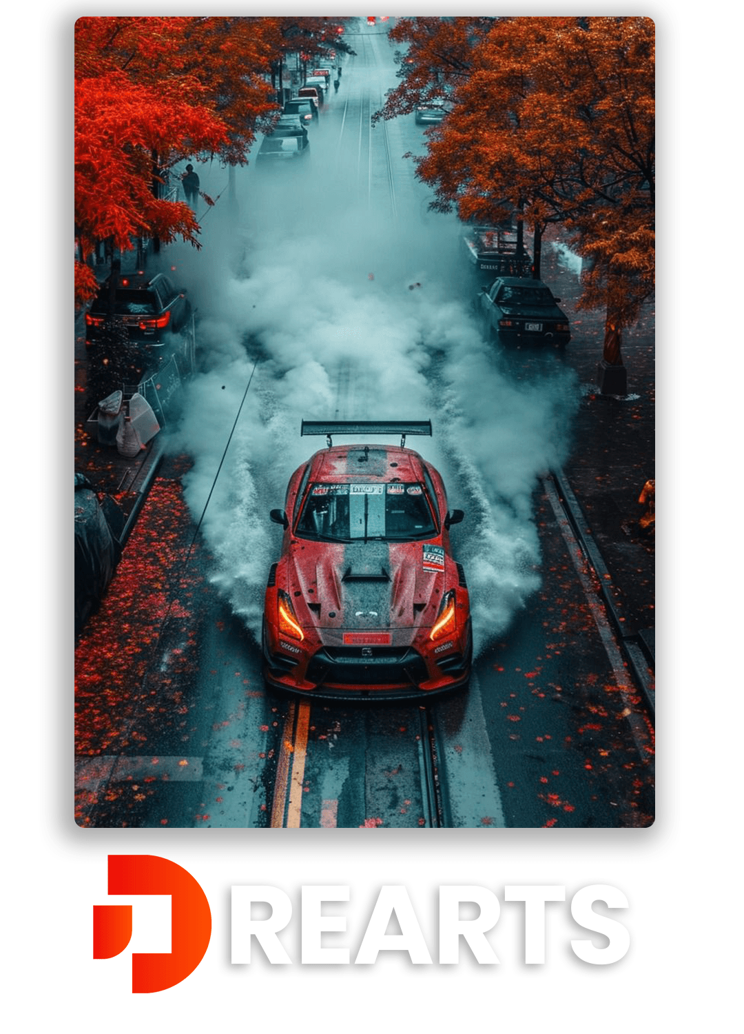 Nissan GTR Metal Poster