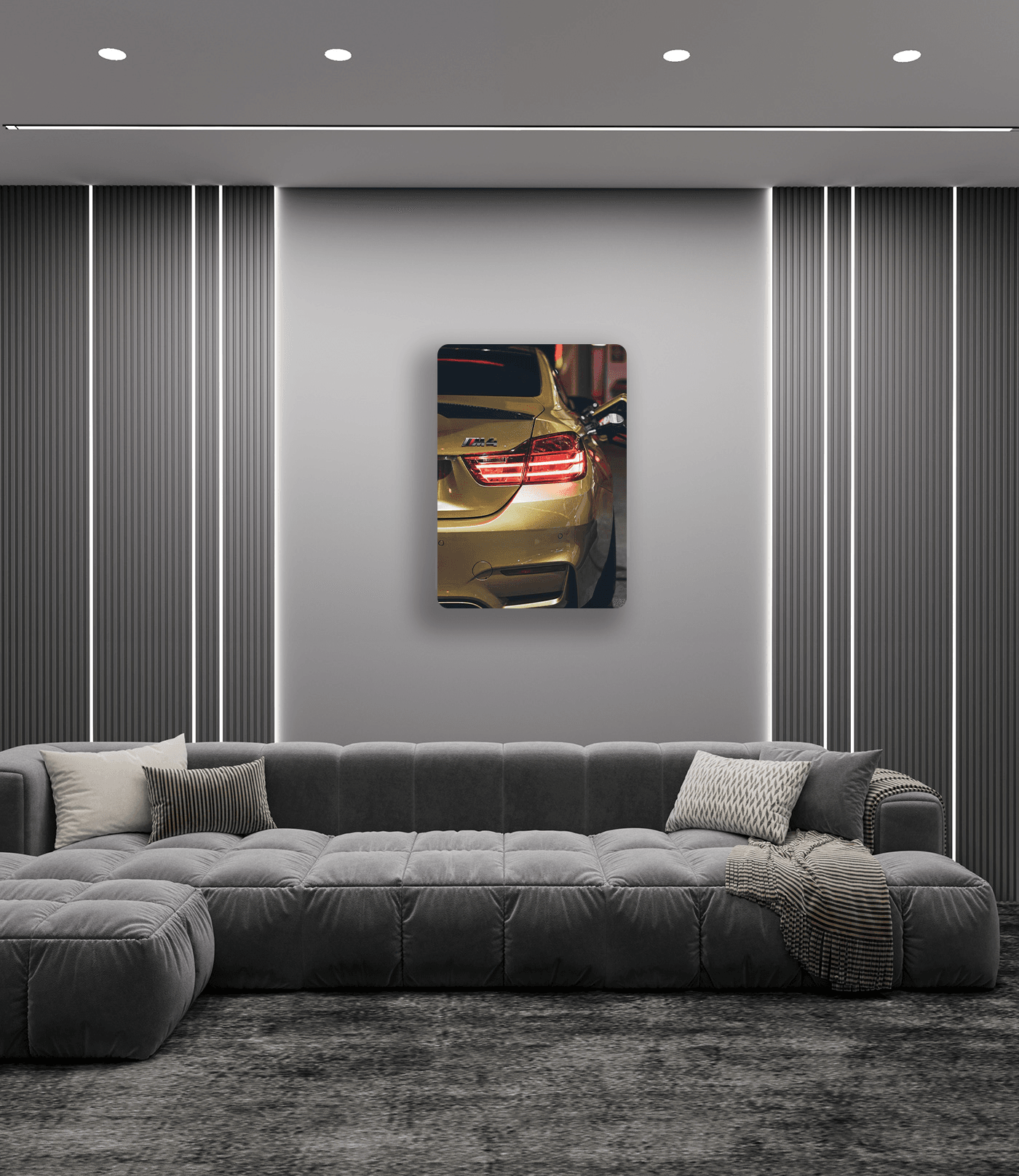 BMW M4 Metal Poster