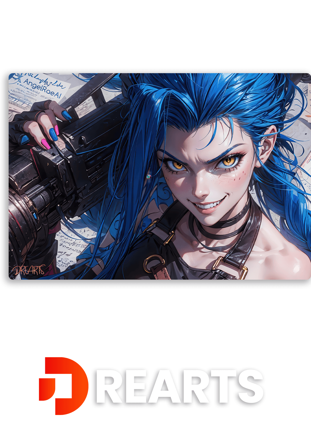 Jinx Face Metal Poster