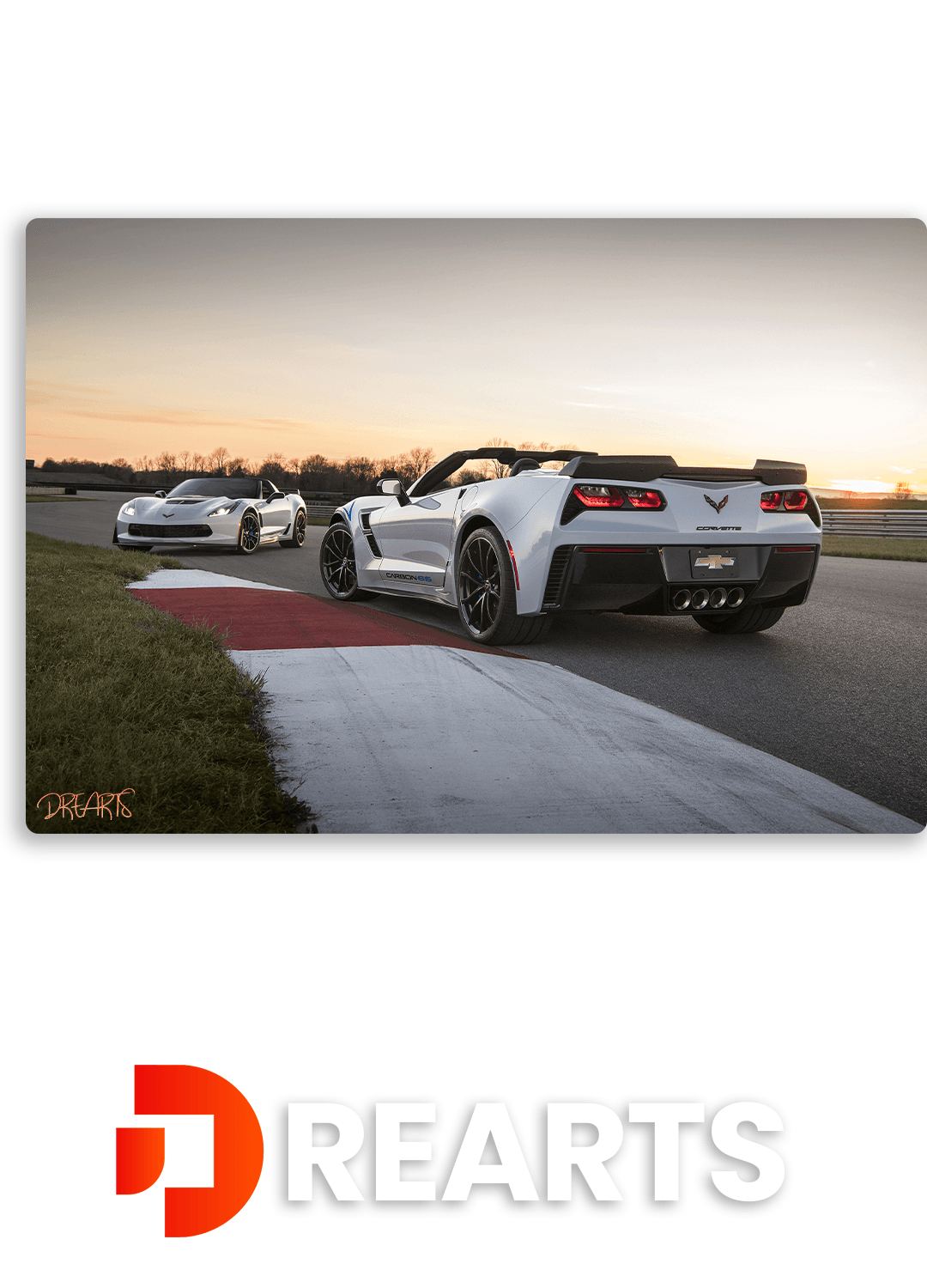 Chevrolet Corvette Metal Poster