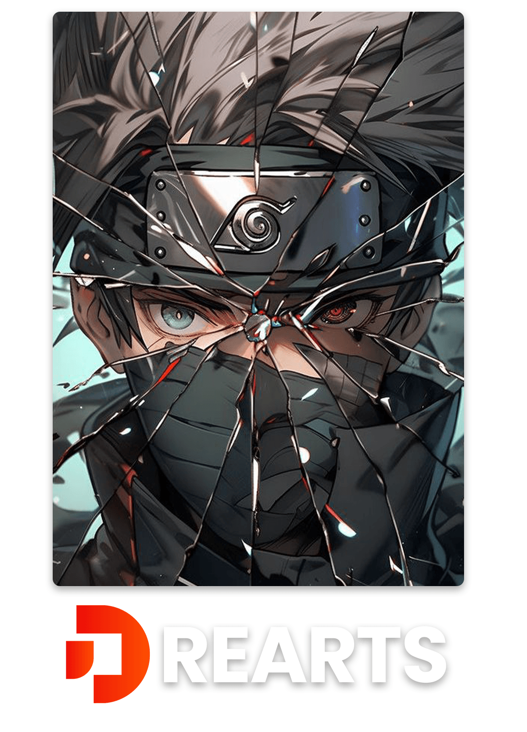 Kakashi Metal Poster