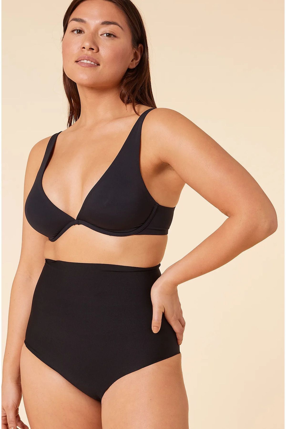 GÖBEK ALT KARIN VE BASEN TOPARLAYICI WOMENSLIM LAZER KESİM DİKİŞSİZ YÜKSEK BEL SLİP KORSE