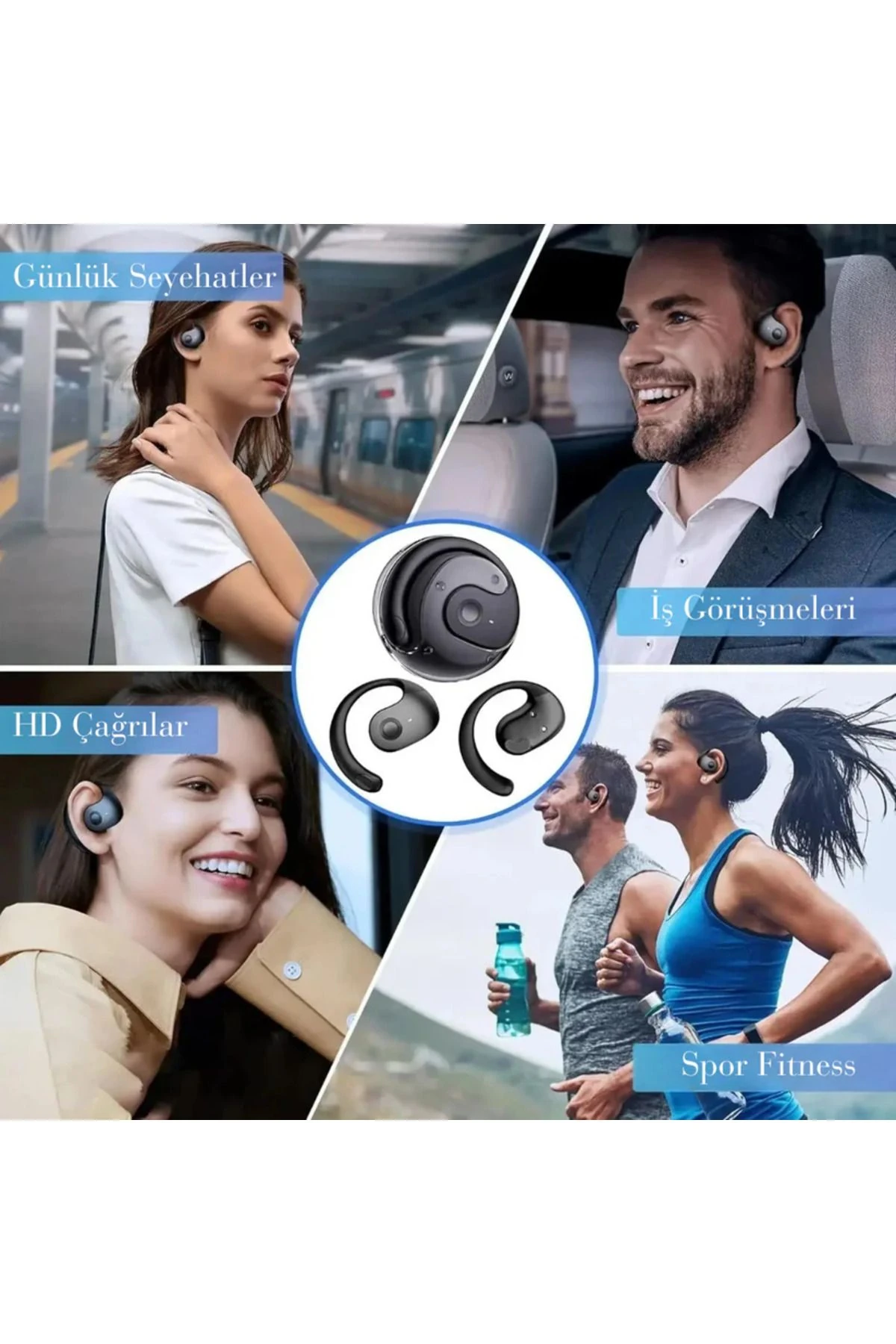 Echo Link 114 Farklı Dilde Çeviri Yapan Yapay Zeka Destekli Tercüman Kulaklık