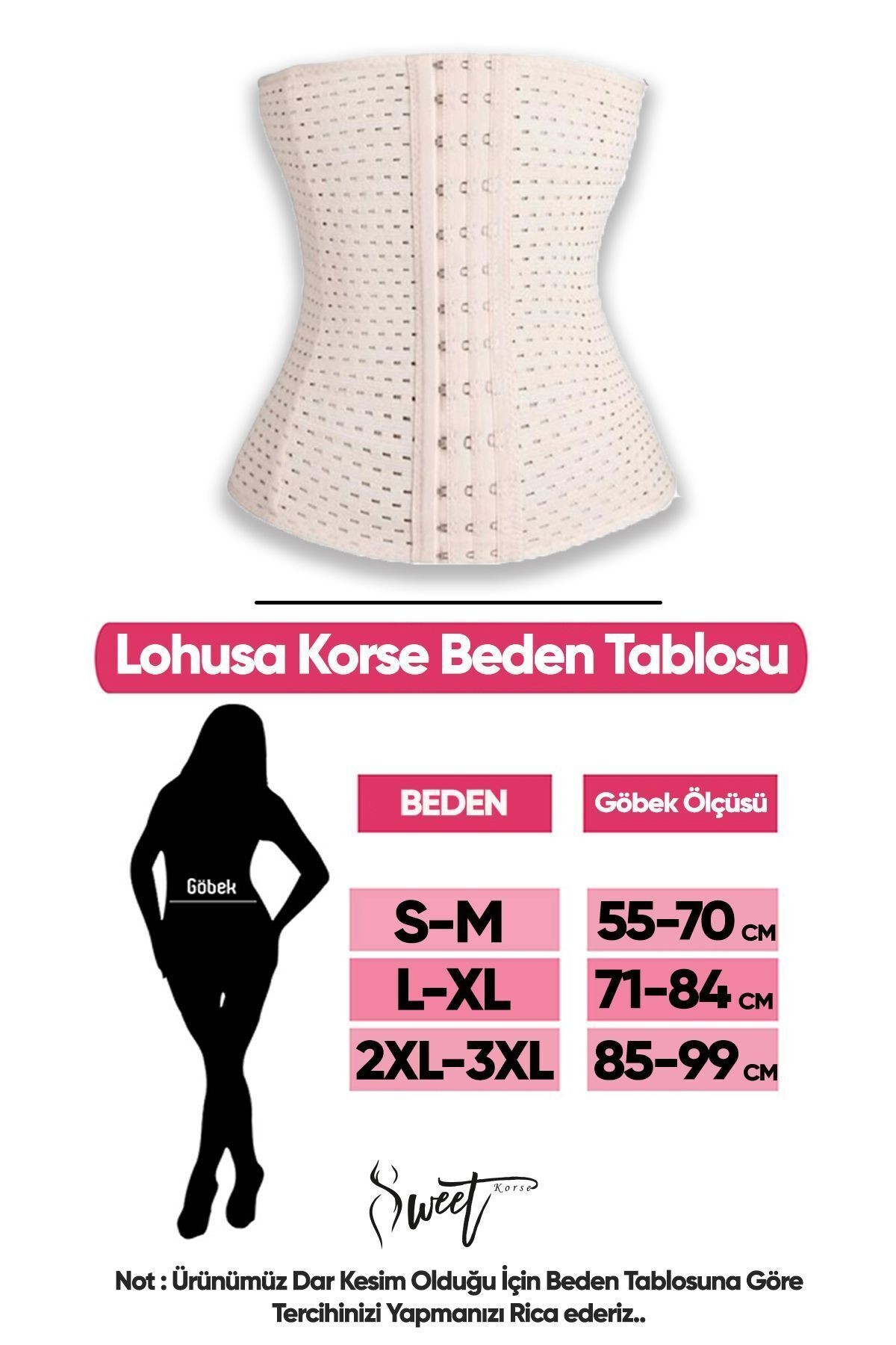 Balenli Prime Toparlayıcı Nefes Alabilen Lohusa Bel Korsesi