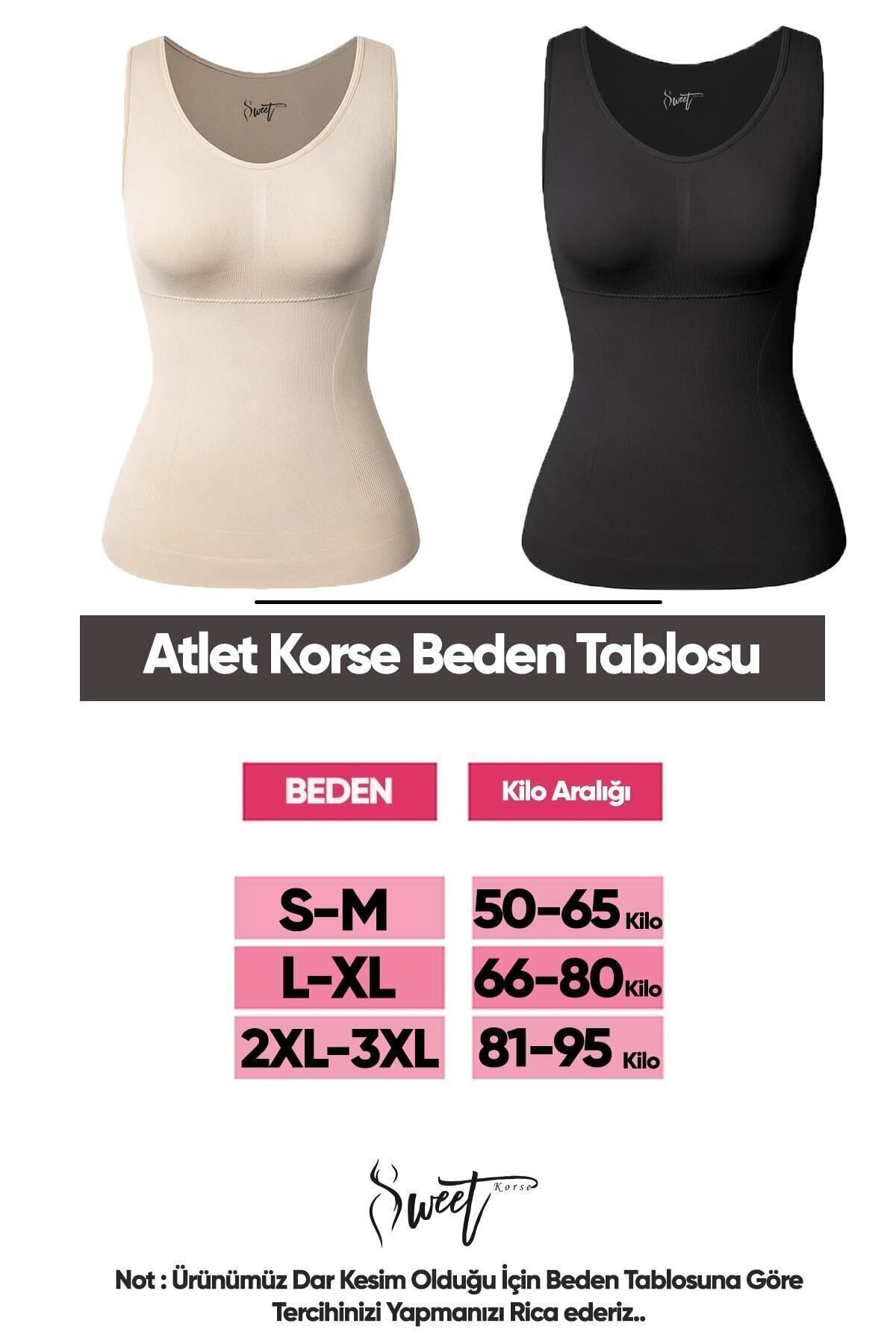 Inceltici Ve Sıkılaştırıcı Göğüs Göbek Ve Bel Toparlayıcı Kadın Korse Atlet