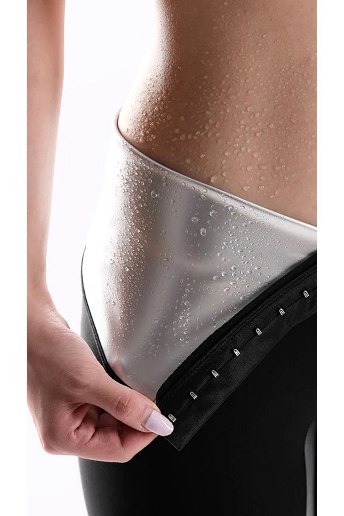 Iki Beden Incelten Ekstra Yüksek Bel Vücut Şekillendirici Beli Agraflı Korse Tayt