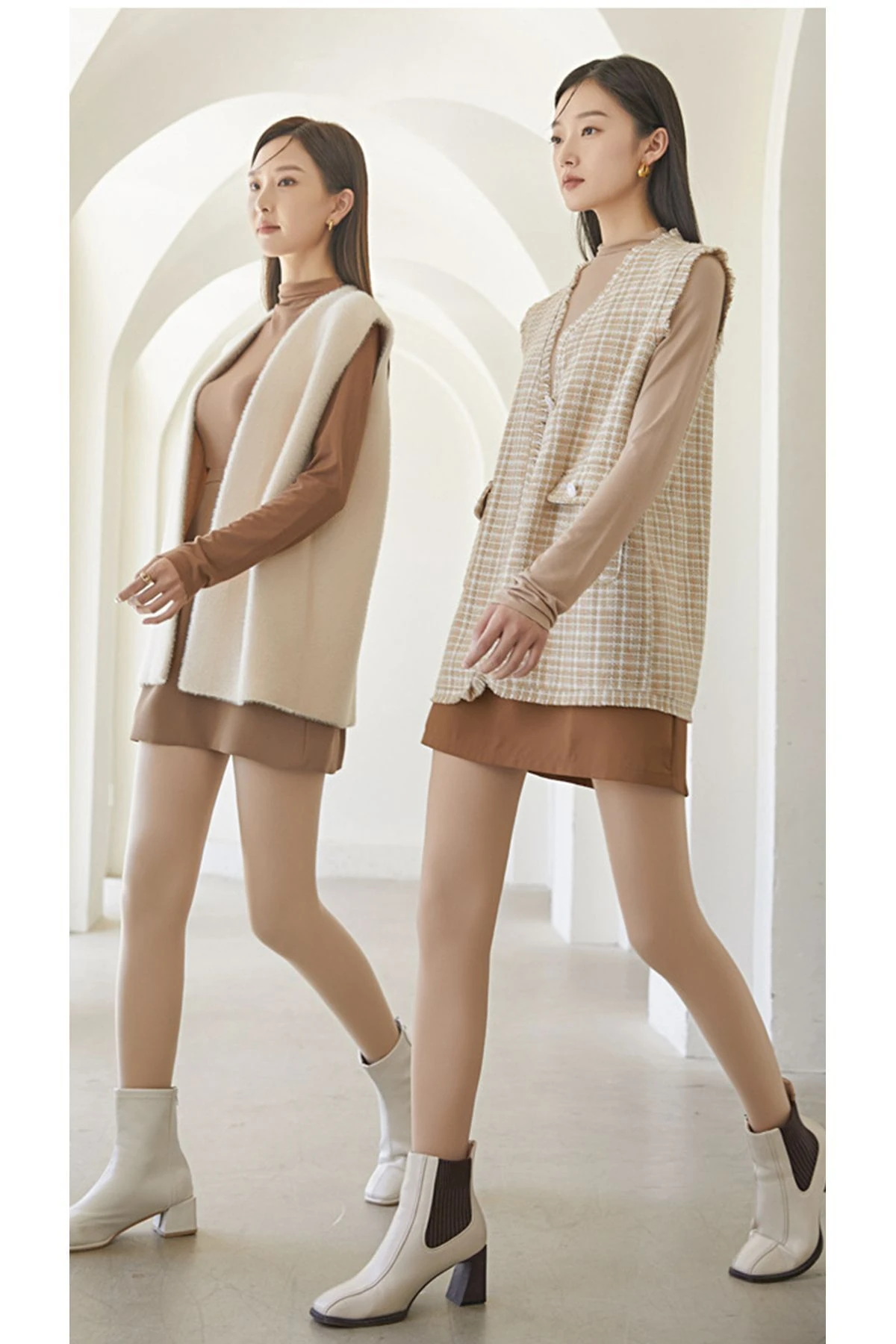 Hotlife Karın Basen Ve Bacak Toparlayıcı Korse Içi Şardonlu Külotlu Çorap Ten