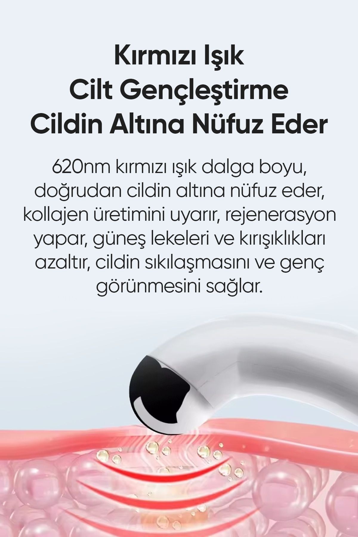 Yüz Ve Boyun Sıkılaştırıcı Kır.ışıklık Morluk Giderici Ems Güzelik Cıhazı Aleti