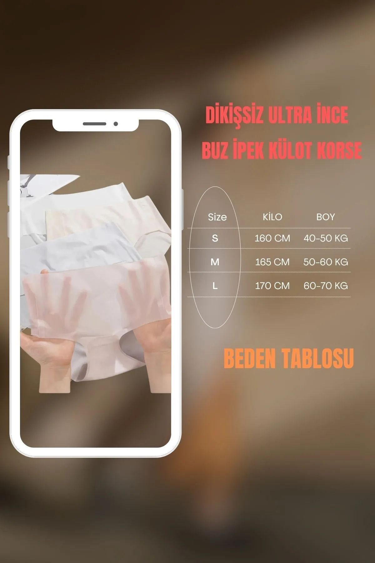ULTRA İNCE DİKİŞSİZ BUZ İPEK KÜLOT MİKRO ŞEFFAF LAZER KESİM İZ YAPMAZ KÜLOT BEYAZ