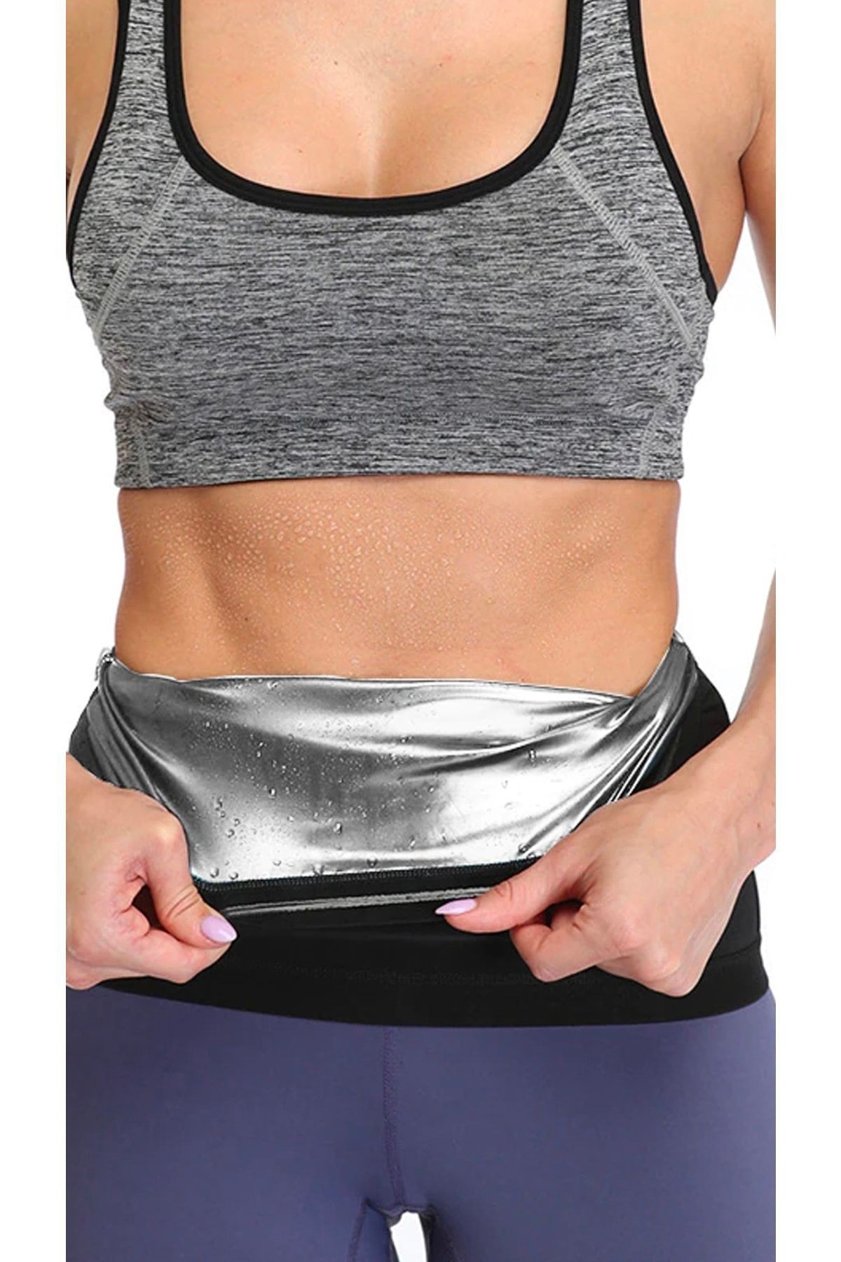 Profesyonel Performans Sauna Belt Göbek Yan Bölge Toparlayıcı Sauna Kemer