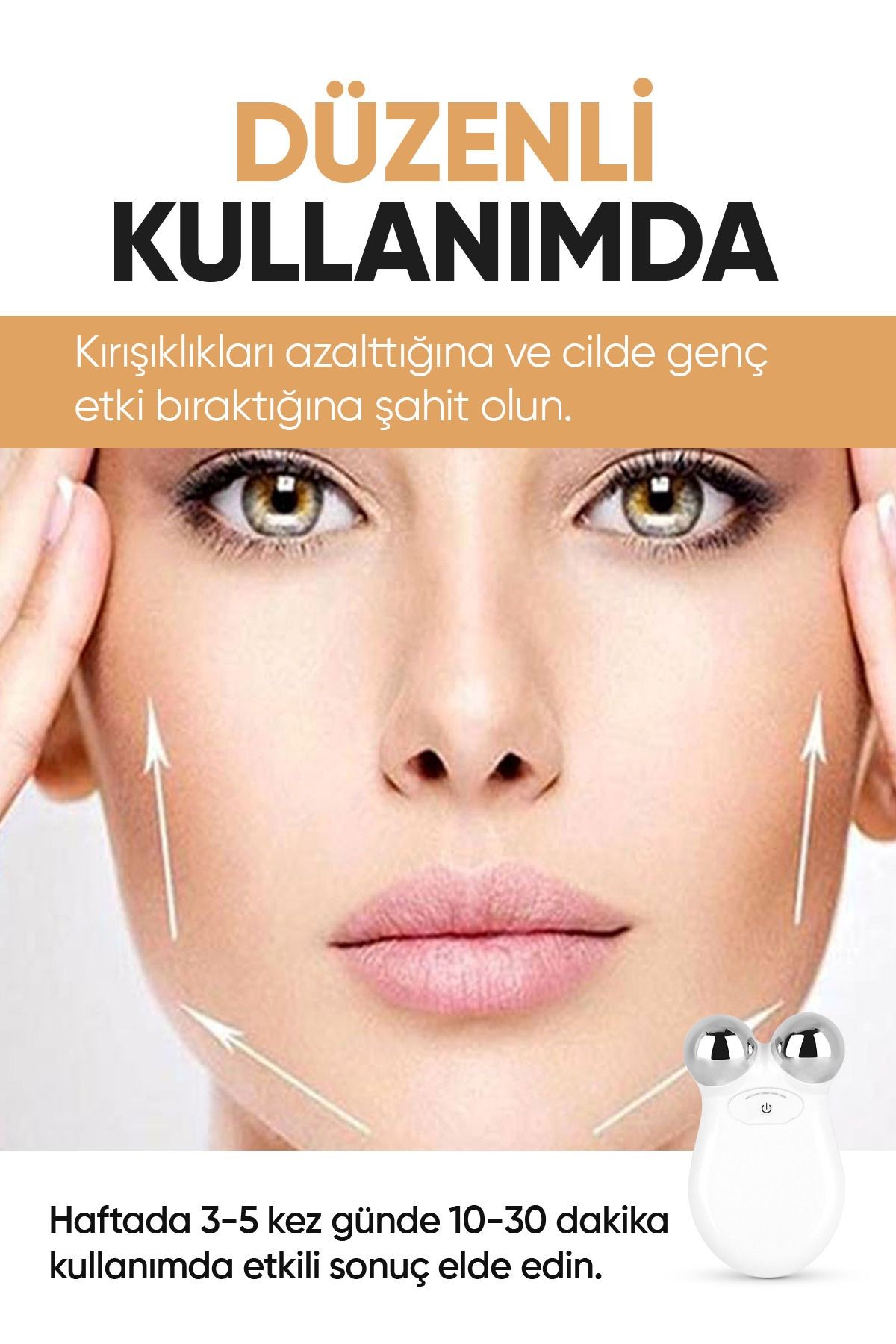 Yüz Ve Boyun Sıkılaştırıcı Kır.ışıklık Morluk Giderici Ems Güzelik Cıhazı Aleti
