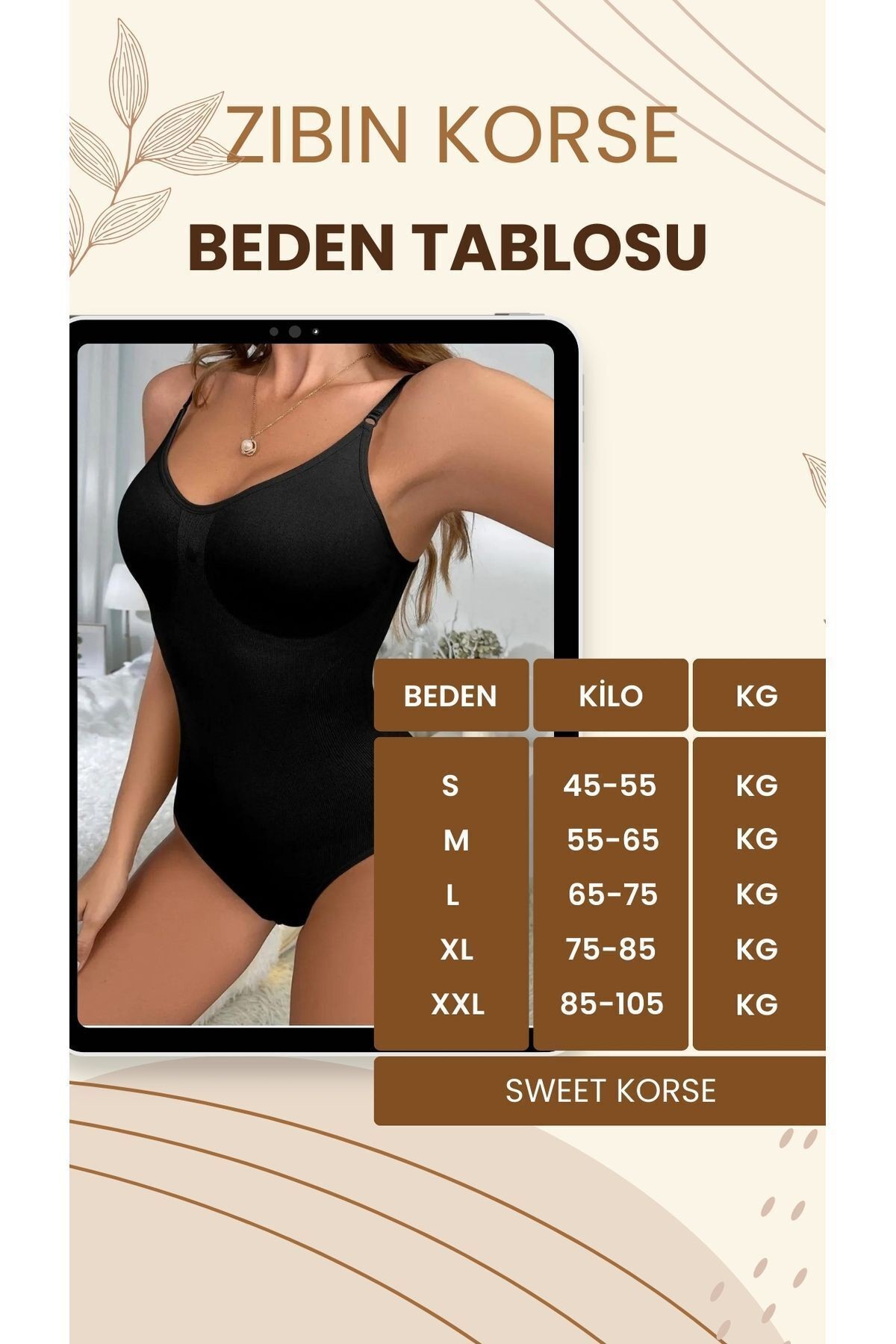 ÇITÇITLI SIKILAŞTIRICI ASKILI PUSH UP ETKİLİ VÜCUT ŞEKİLLİNDİRİCİ BODY ZIBIN KORSE SİYAH RENK