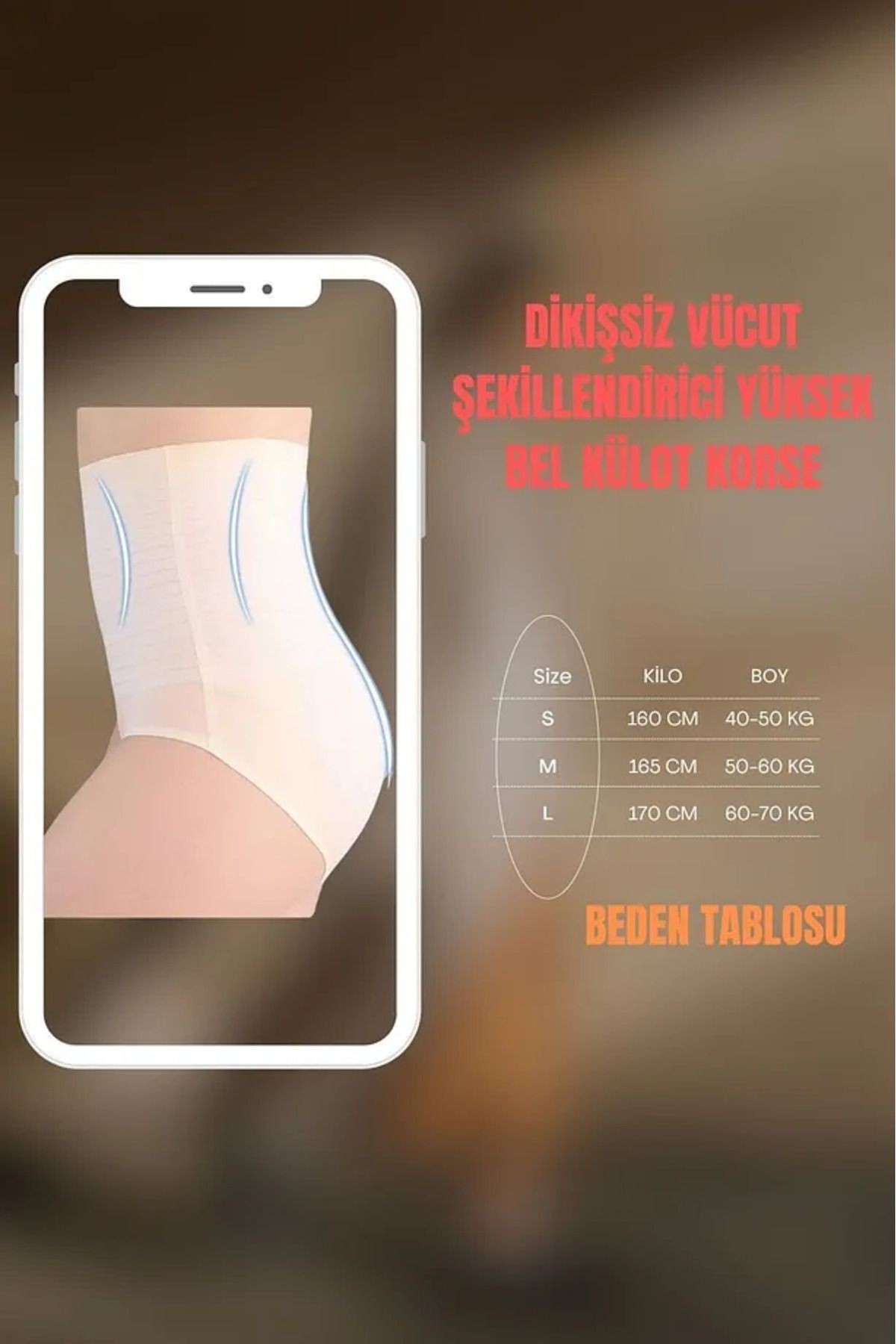 1 ADET UYLUK İNCELTİCİ KÜLOT VE 1 ADET TOPARLAYICI LAZER KESİM SÜTYEN SET