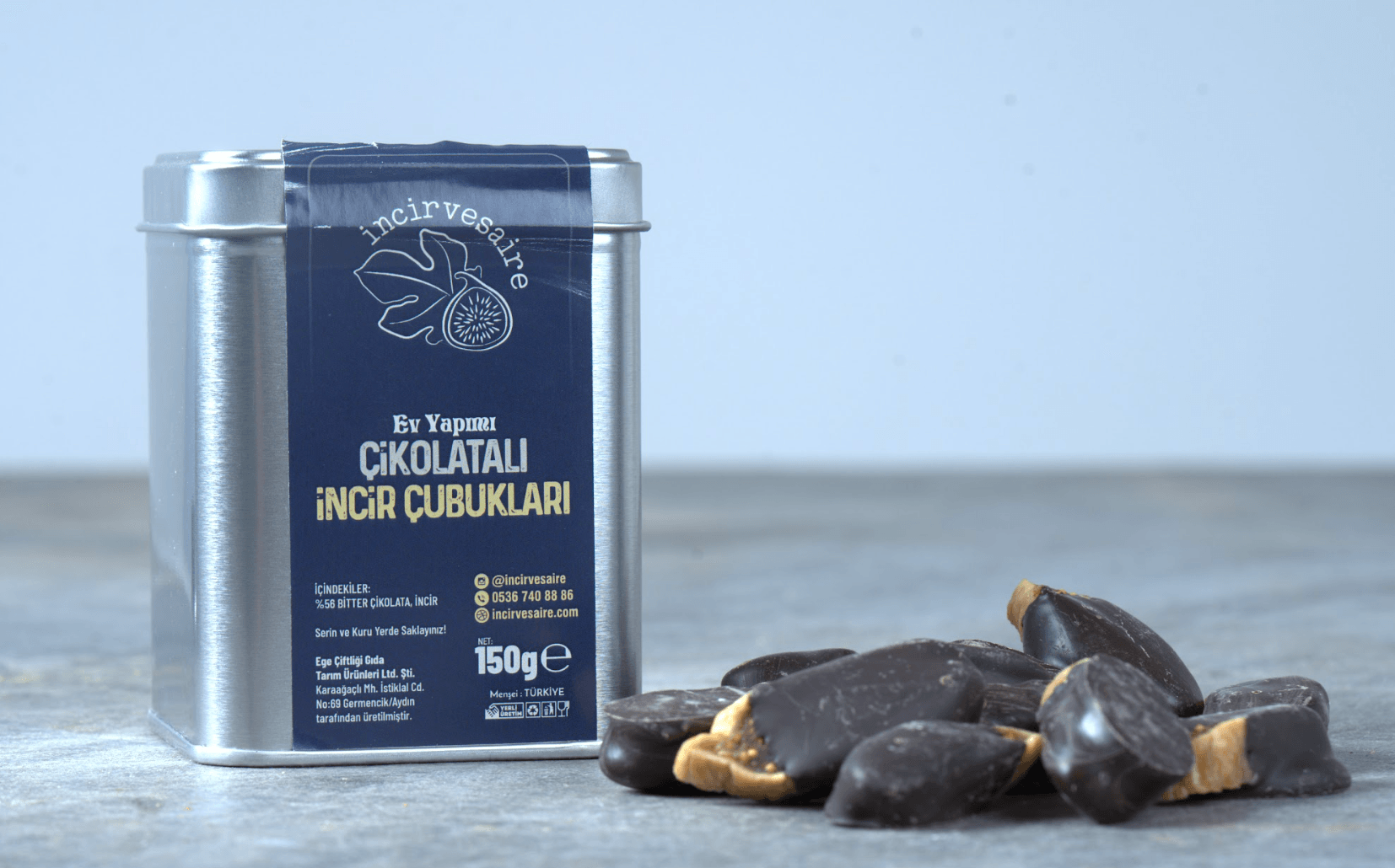 Çikolatalı İncir Çubukları 150 Gr.