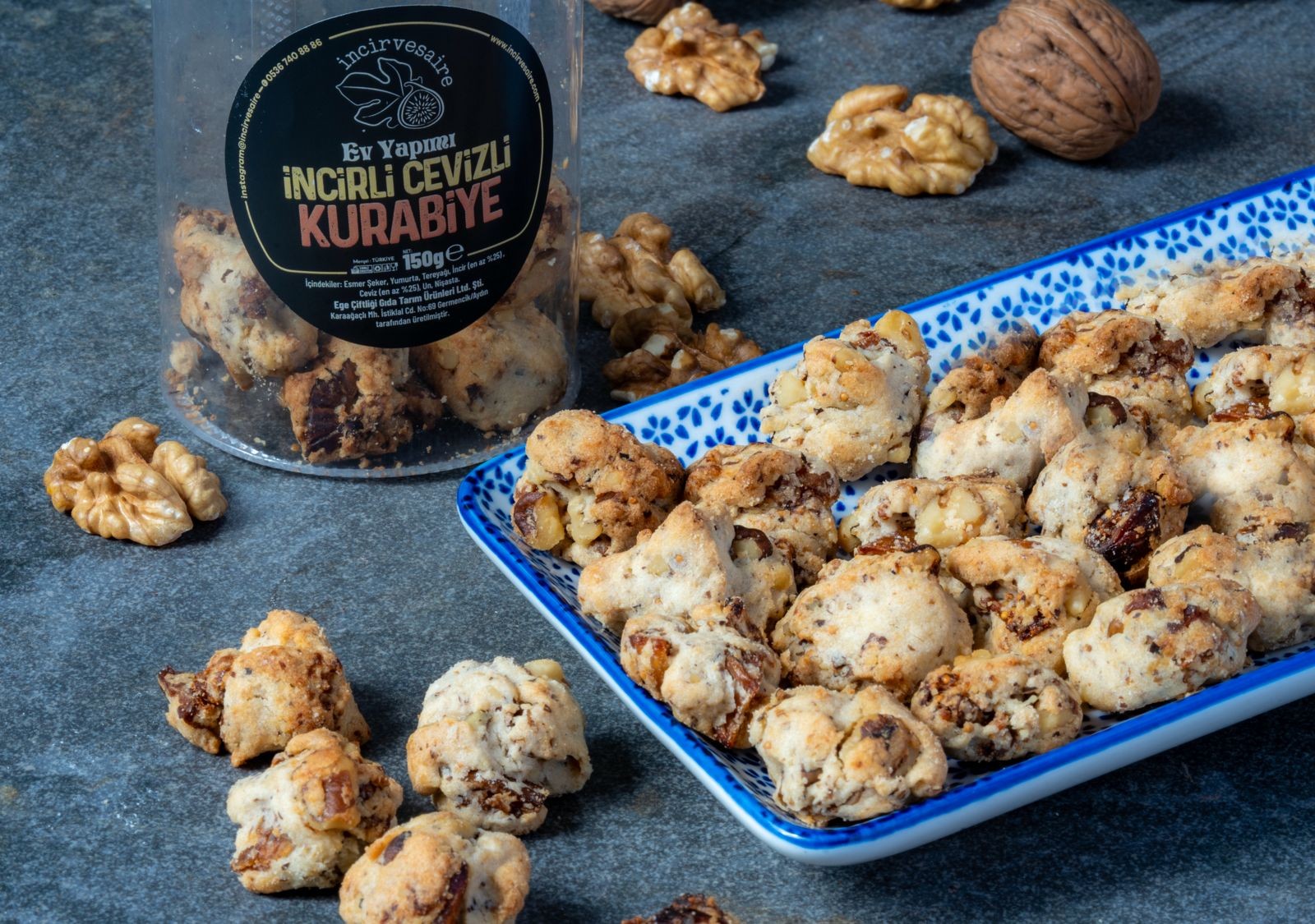 İncirli Cevizli Kurabiye 150 Gr.