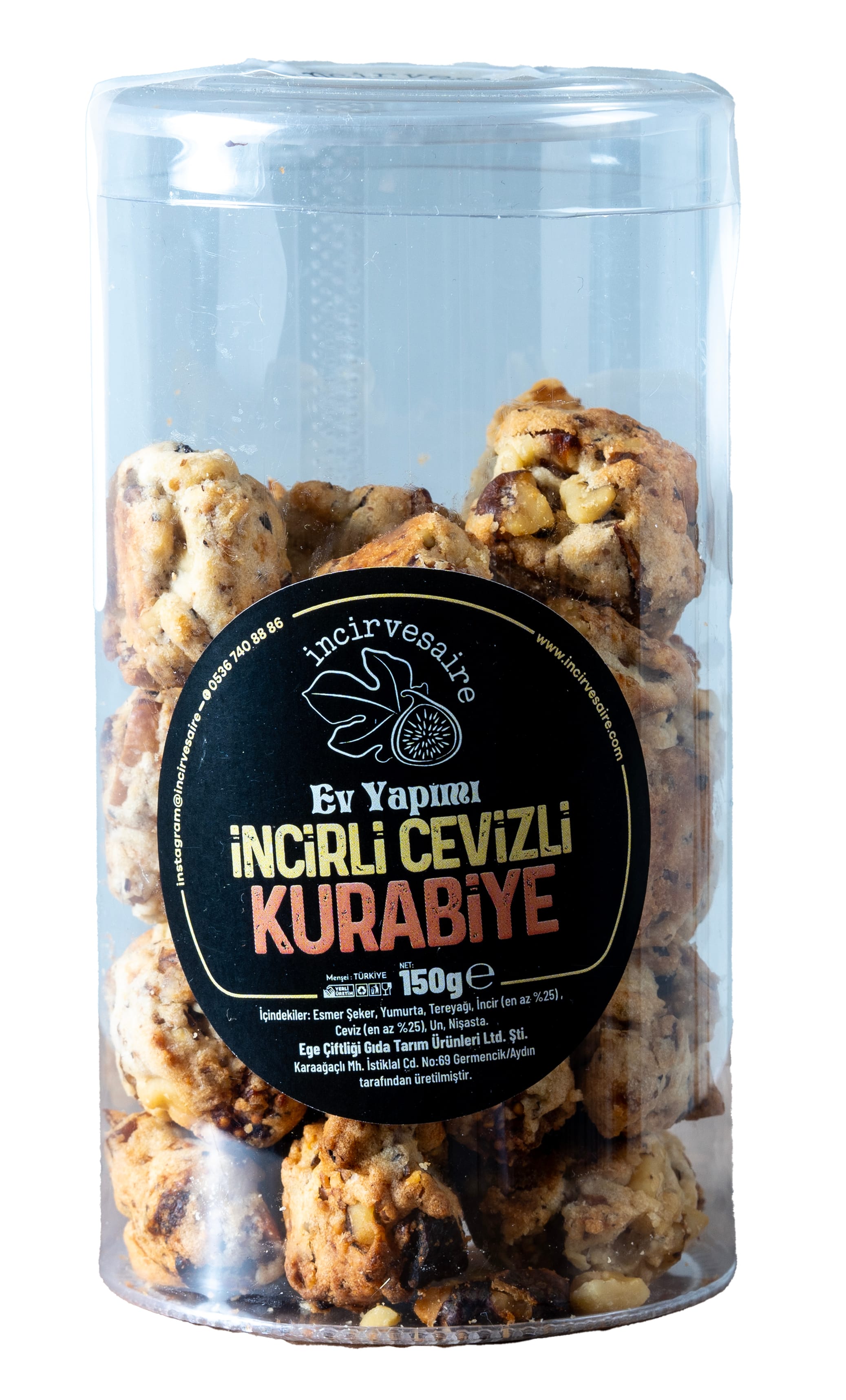 İncirli Cevizli Kurabiye 150 Gr.