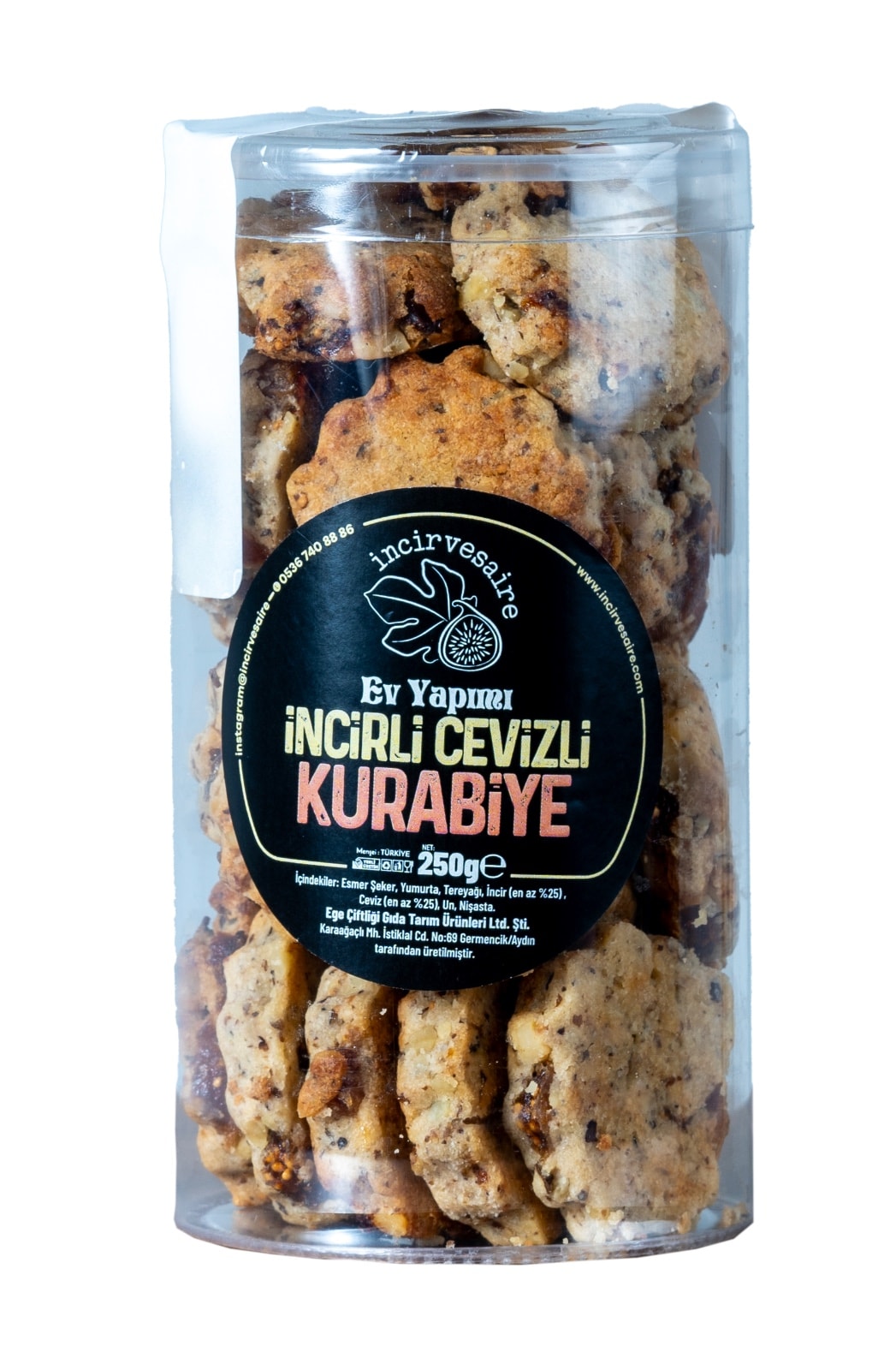 İncirli Cevizli Kurabiye 250 Gr.