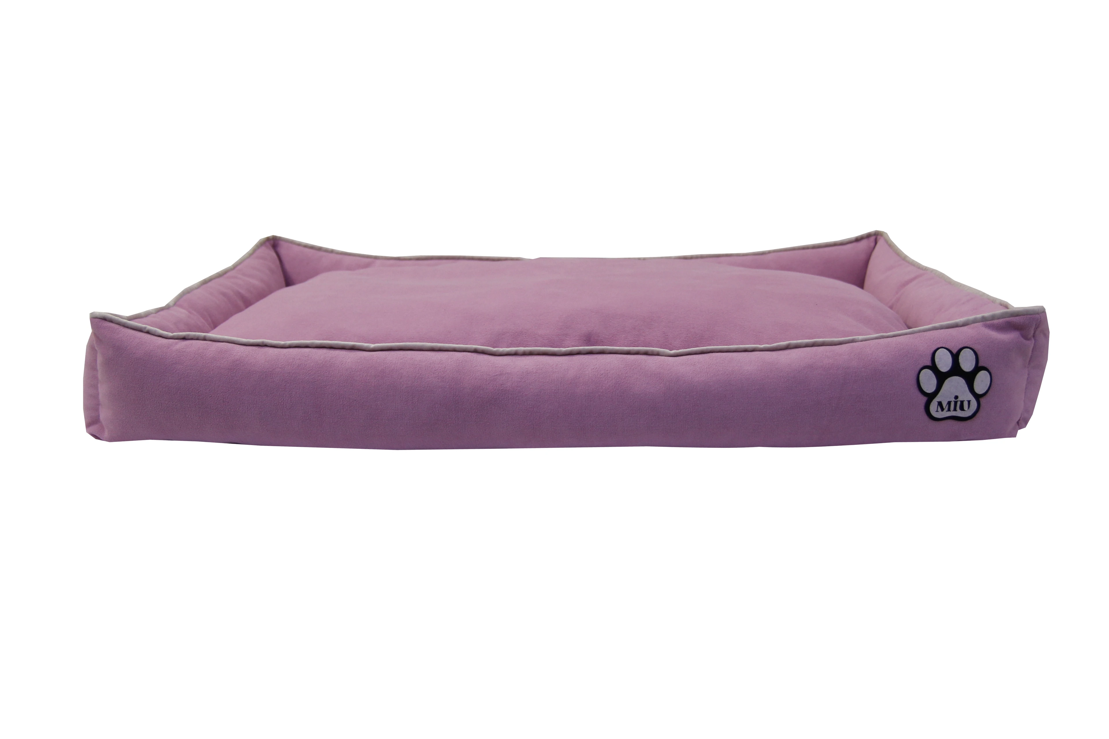 Ortopedik Kedi Ve Köpek Yatağı Yıkanabilir Kemik Yastıklı Tüplü Pembe