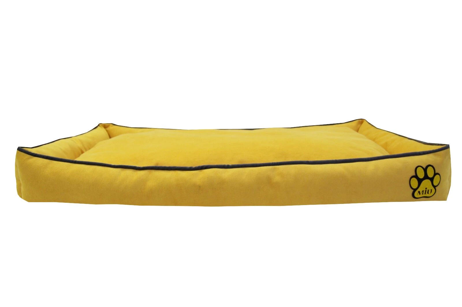 Ortopedik Kedi Ve Köpek Yatağı Yıkanabilir Kemik Yastıklı Tüplü Sarı