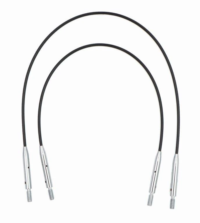 Mini Siyah Misina Kablo (2'li) - (27 / 30 cm)