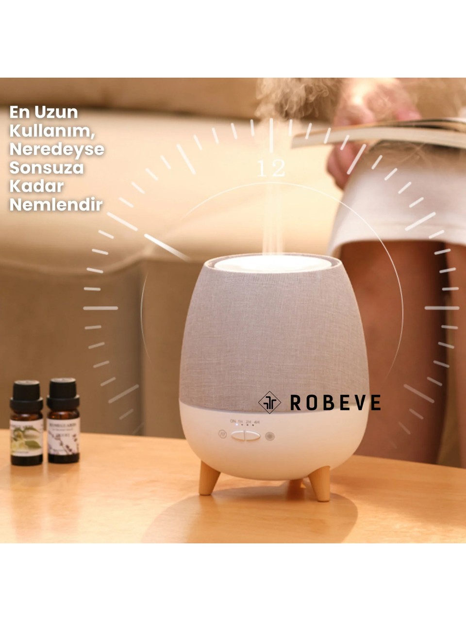 SL300 Hava Nemlendirici Buhar Makinesi Aroma Difüzörü Aromaterapi Cihazı Rgb Gece Lambası Işıklı Hava Nemlendirici Uzaktan Kumandalı Buhar Makinesi
