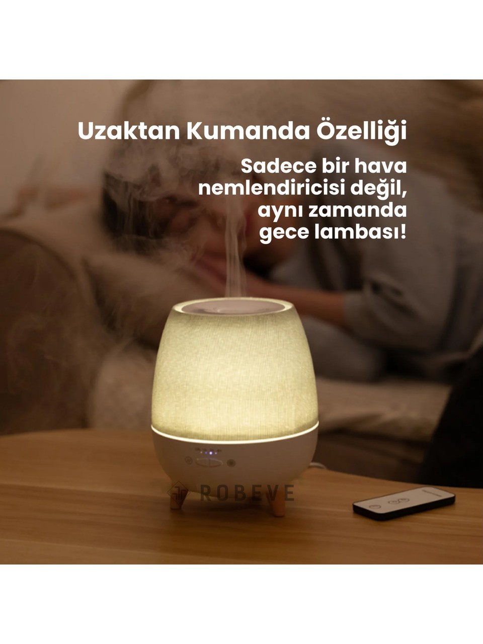 SL300 Hava Nemlendirici Buhar Makinesi Aroma Difüzörü Aromaterapi Cihazı Rgb Gece Lambası Işıklı Hava Nemlendirici Uzaktan Kumandalı Buhar Makinesi